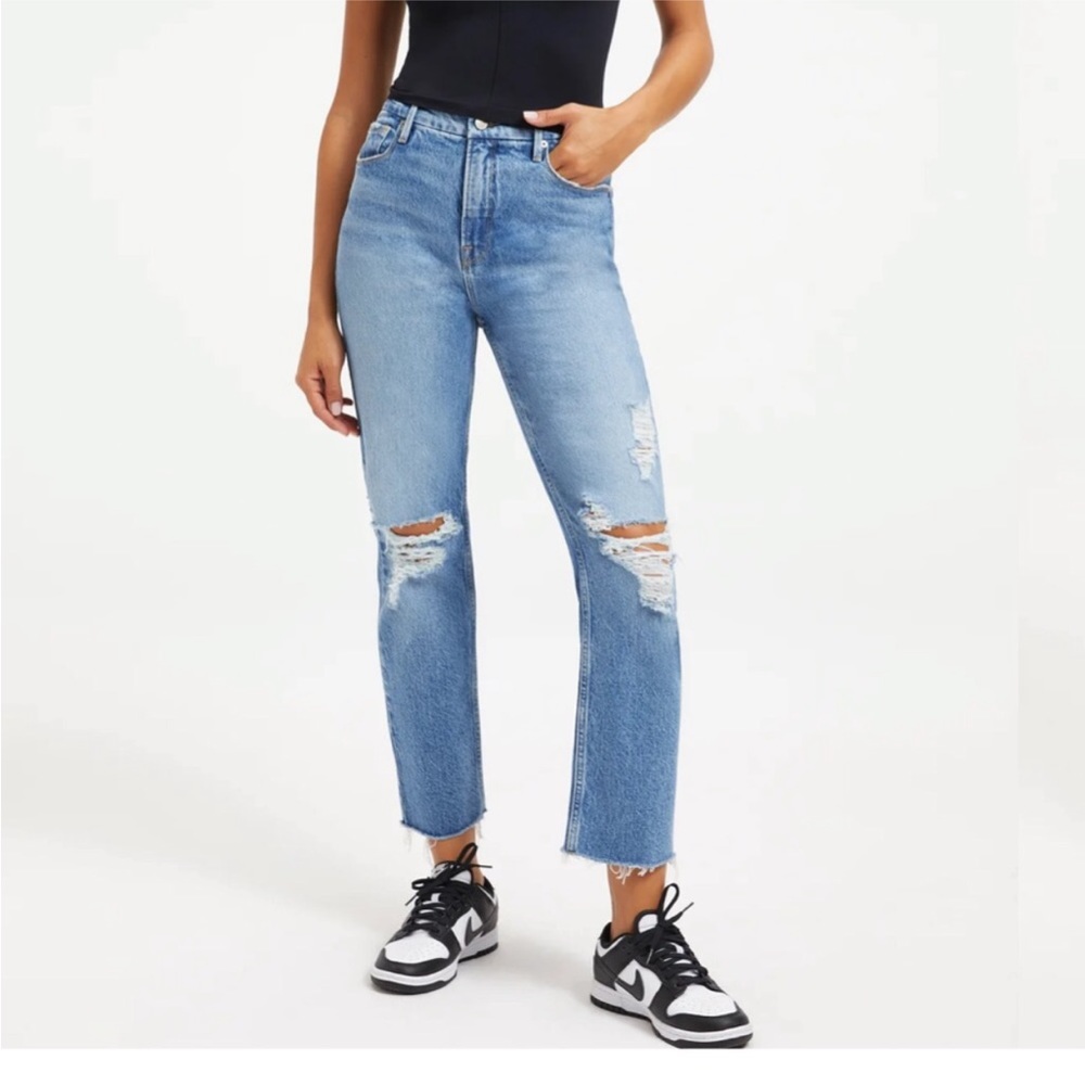 Good American Crop Jeans